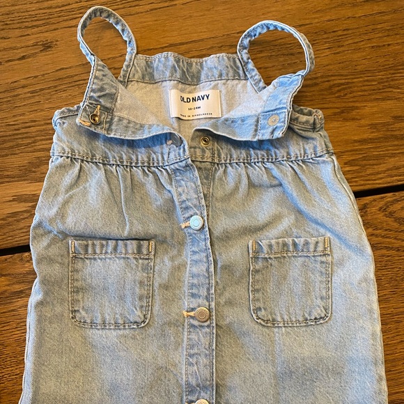 Jean dress old navy size 18-24 months - Picture 1 of 2